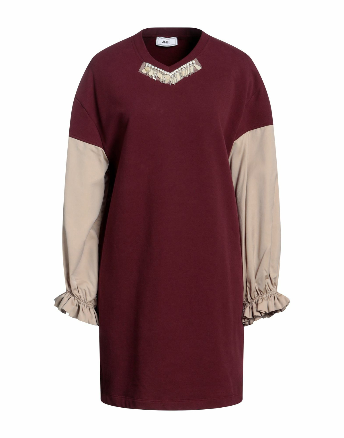 Jijil Womens Mini dress Burgundy