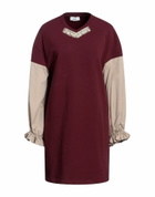 Jijil Womens Mini dress Burgundy