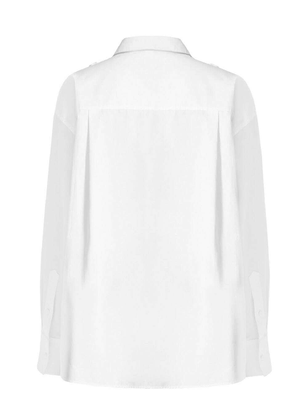 Valentino Embroidered Compact Popeline Shirt Valentino