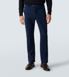 Kiton Cotton and cashmere chinos