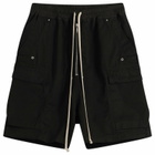 Rick Owens DRKSHDW Men's Cargobela Shorts in Black