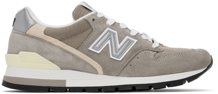 Photo: New Balance Taupe Made in USA 996 Sneakers