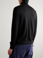 BOGNER - Oscar Virgin Wool Zip-Up Cardigan - Black