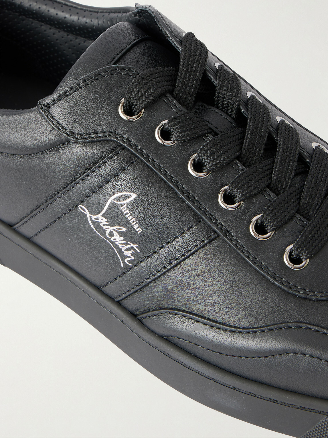 Christian Louboutin - Retero Leather Sneakers - Black