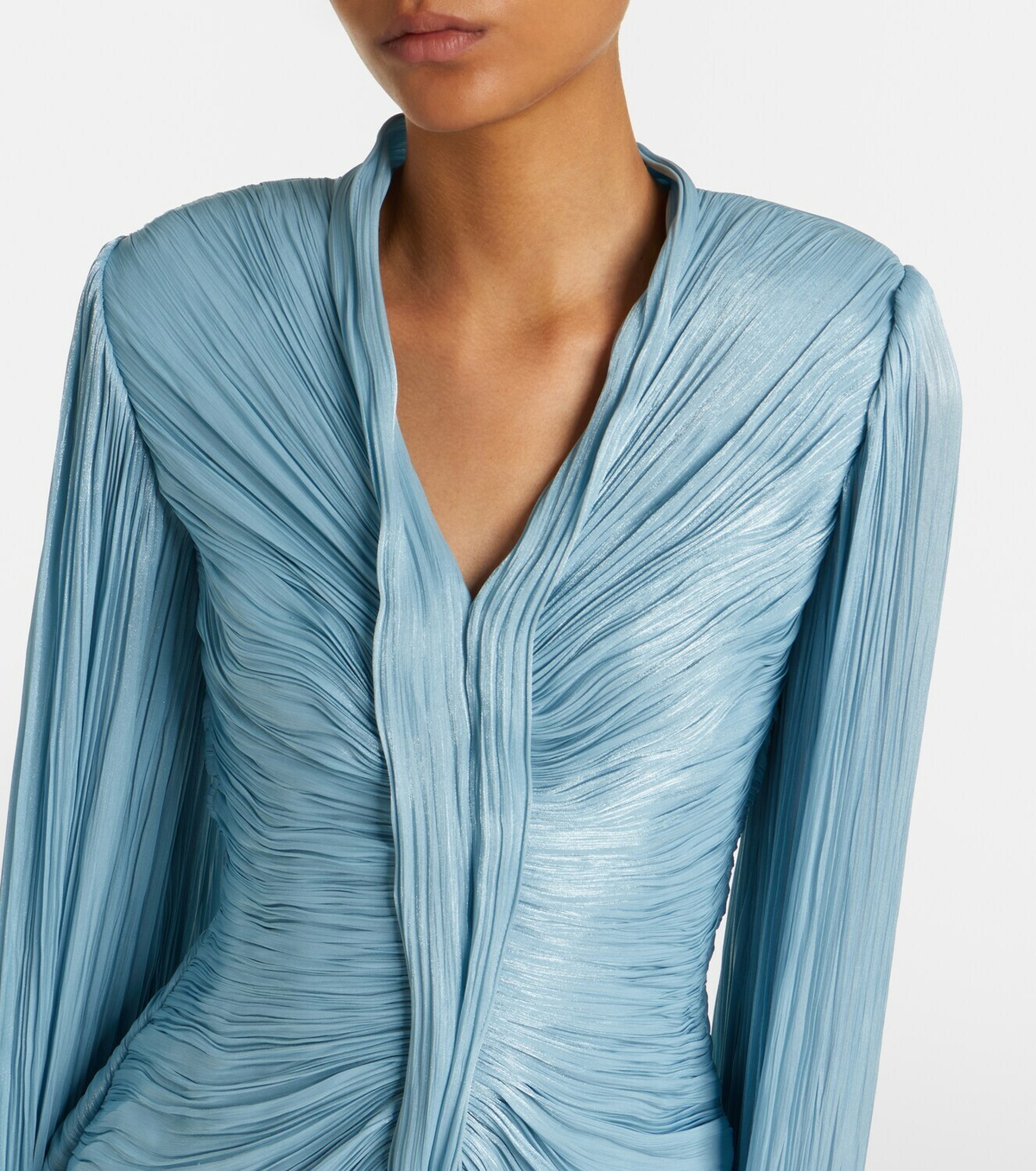 Marmar Halim Draped pleated gown