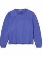 Acne Studios - Farmy Chain Cotton-Jersey Sweatshirt - Blue