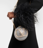 Valentino Garavani Minaudiere Mini embellished clutch