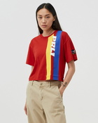 Polo Ralph Lauren Wmns Prl1 Crop Tee Red - Womens - Shortsleeves