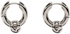 S_S.IL Silver Small Hinged Hoop Earrings