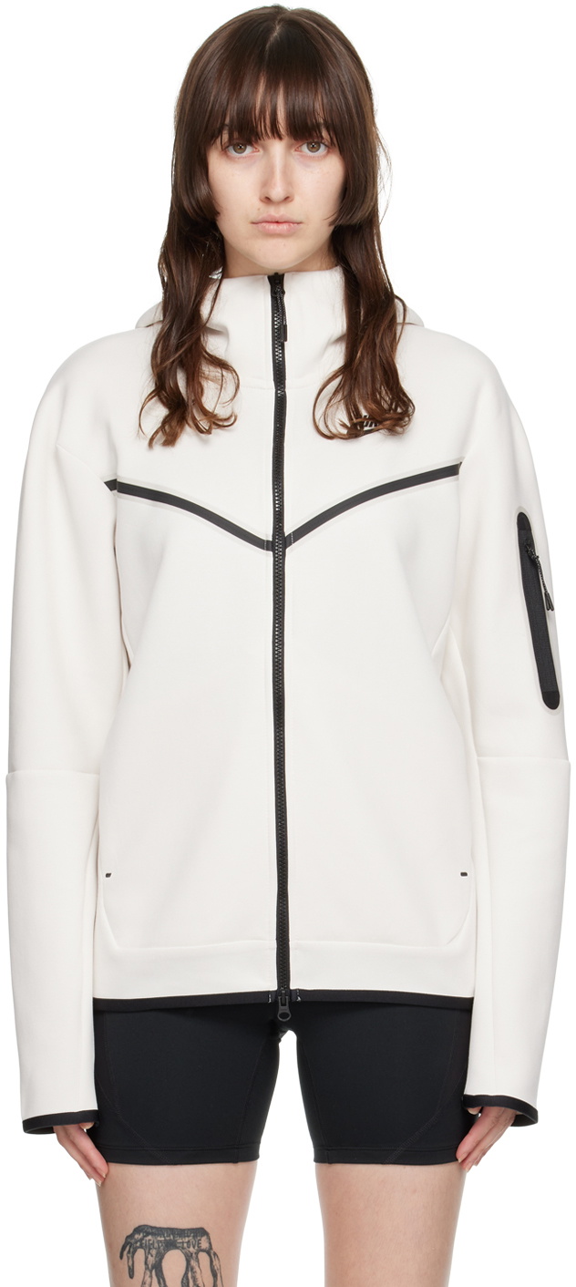 nsw club fleece hoodie viotech white