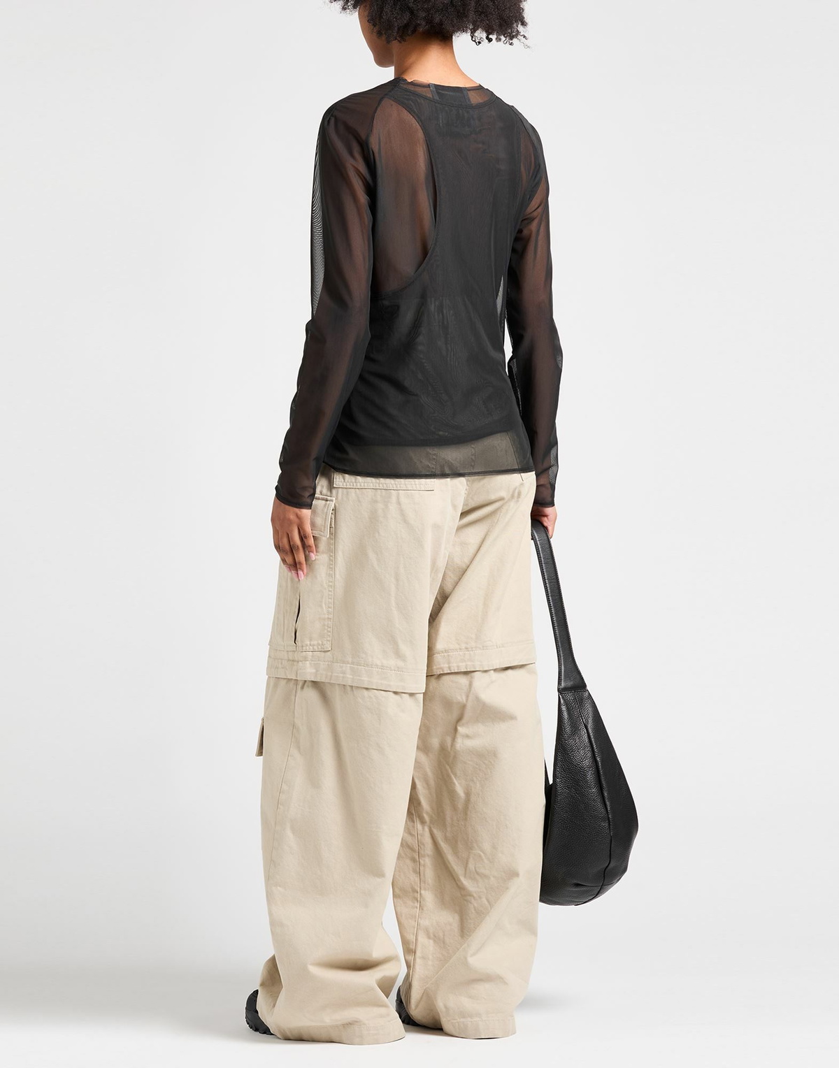 Y-3 Womens T-shirt in Black