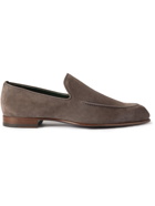 Brioni - Suede Loafers - Gray