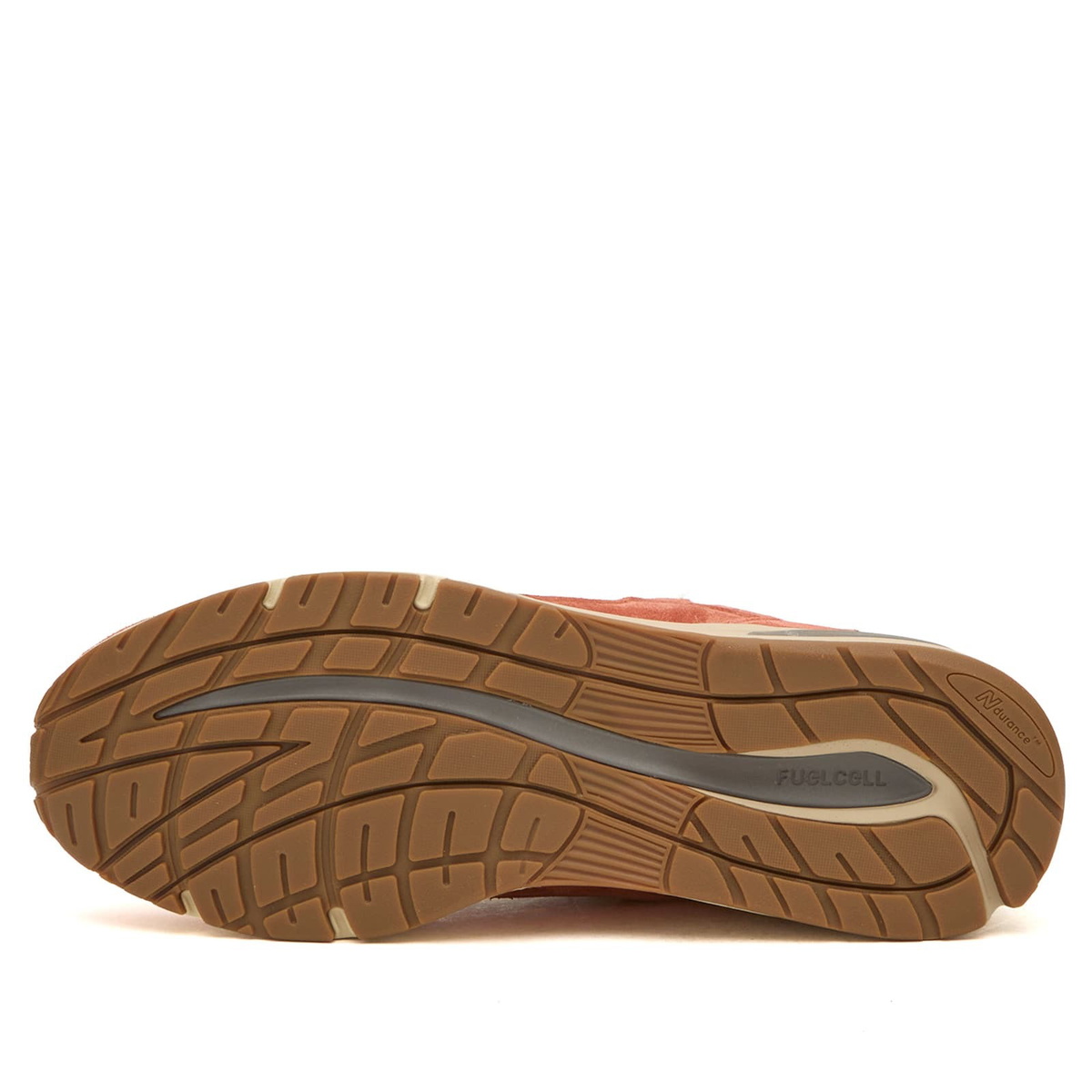 New Balance 991v2 Sneaker in Potters Clay/Raw Sienna/Harbor Mist