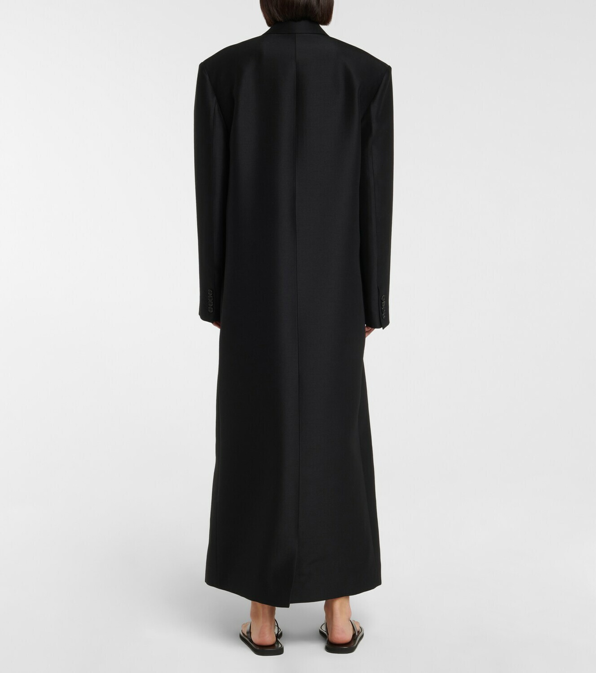 The Row Catena wool and silk coat