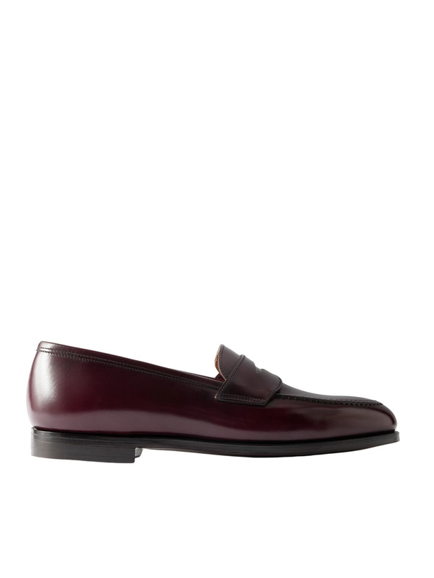 Photo: George Cleverley - Bradley II Leather Penny Loafers - Burgundy