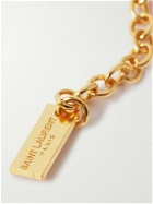 SAINT LAURENT - Gold-Tone Chain Bracelet - Gold