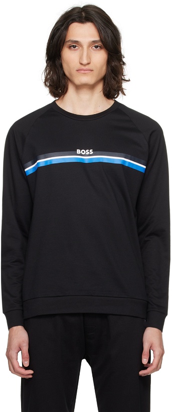 Photo: BOSS Black Striped Sweatshirt