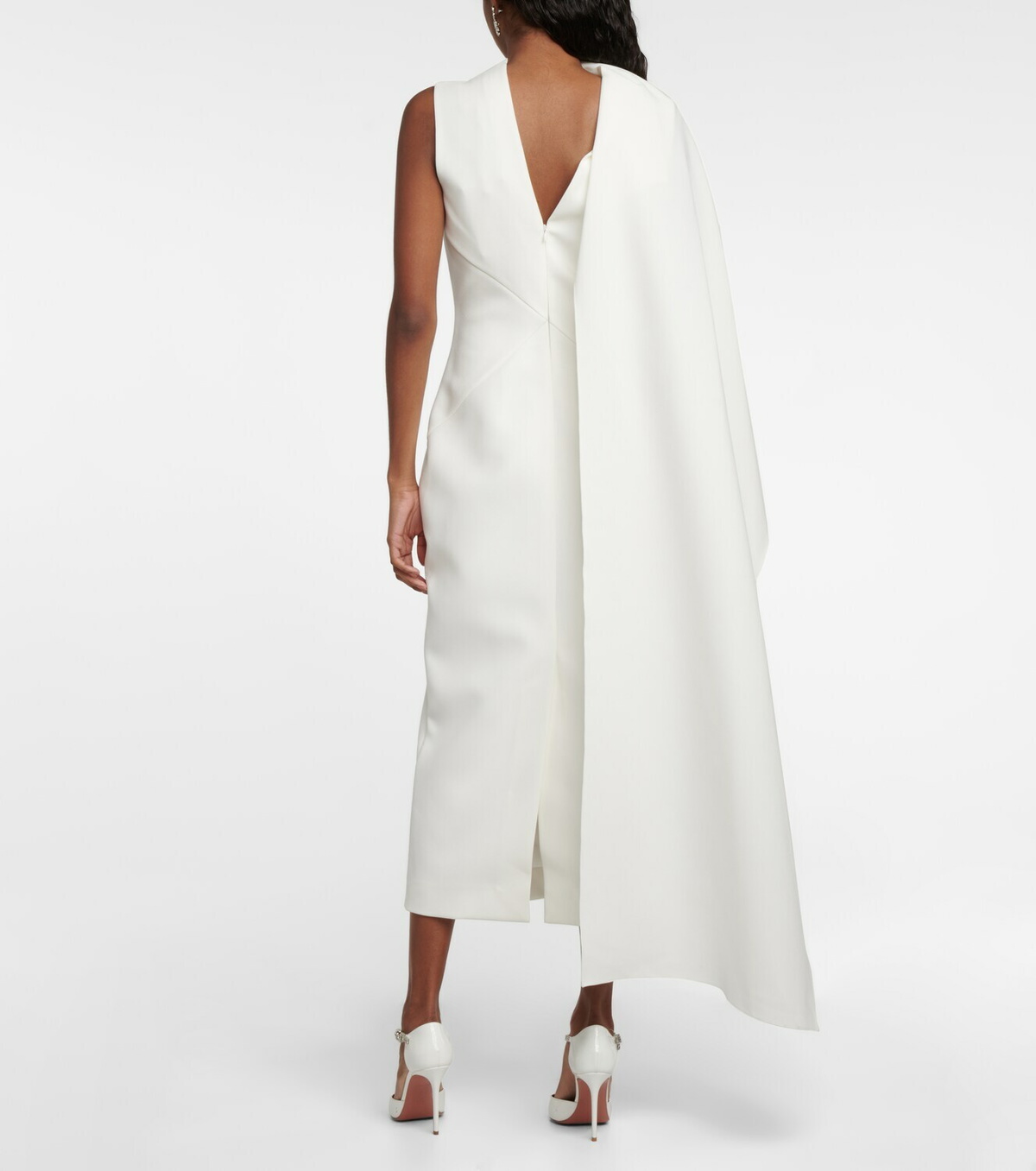 Roksanda Bridal Edith cr pe midi dress