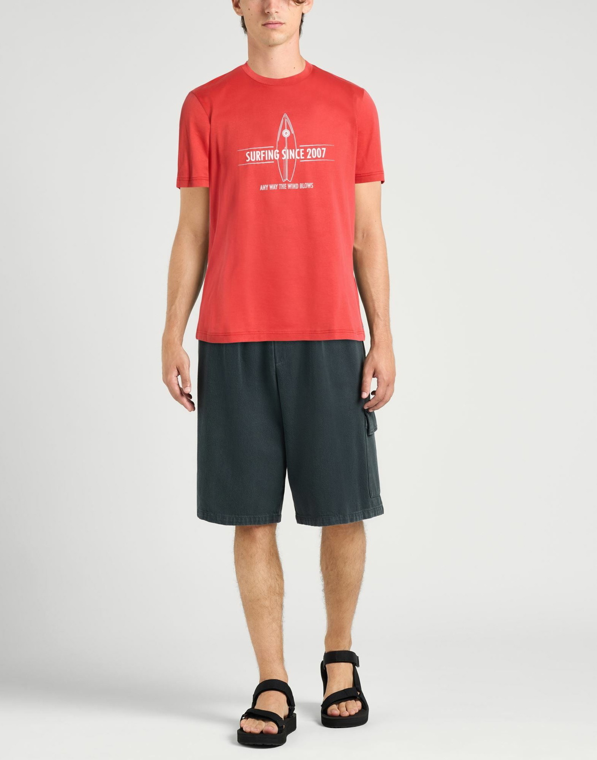 Eleventy Mens T-shirt Brick