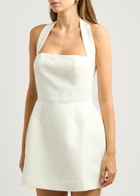 Odd Muse Halterneck Mini Dress White