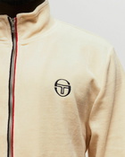 Sergio Tacchini Eddie Velour Track Top Beige - Mens - Track Jackets