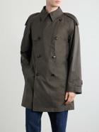 Burberry - Belted Cotton-Gabardine Trench Coat - Brown