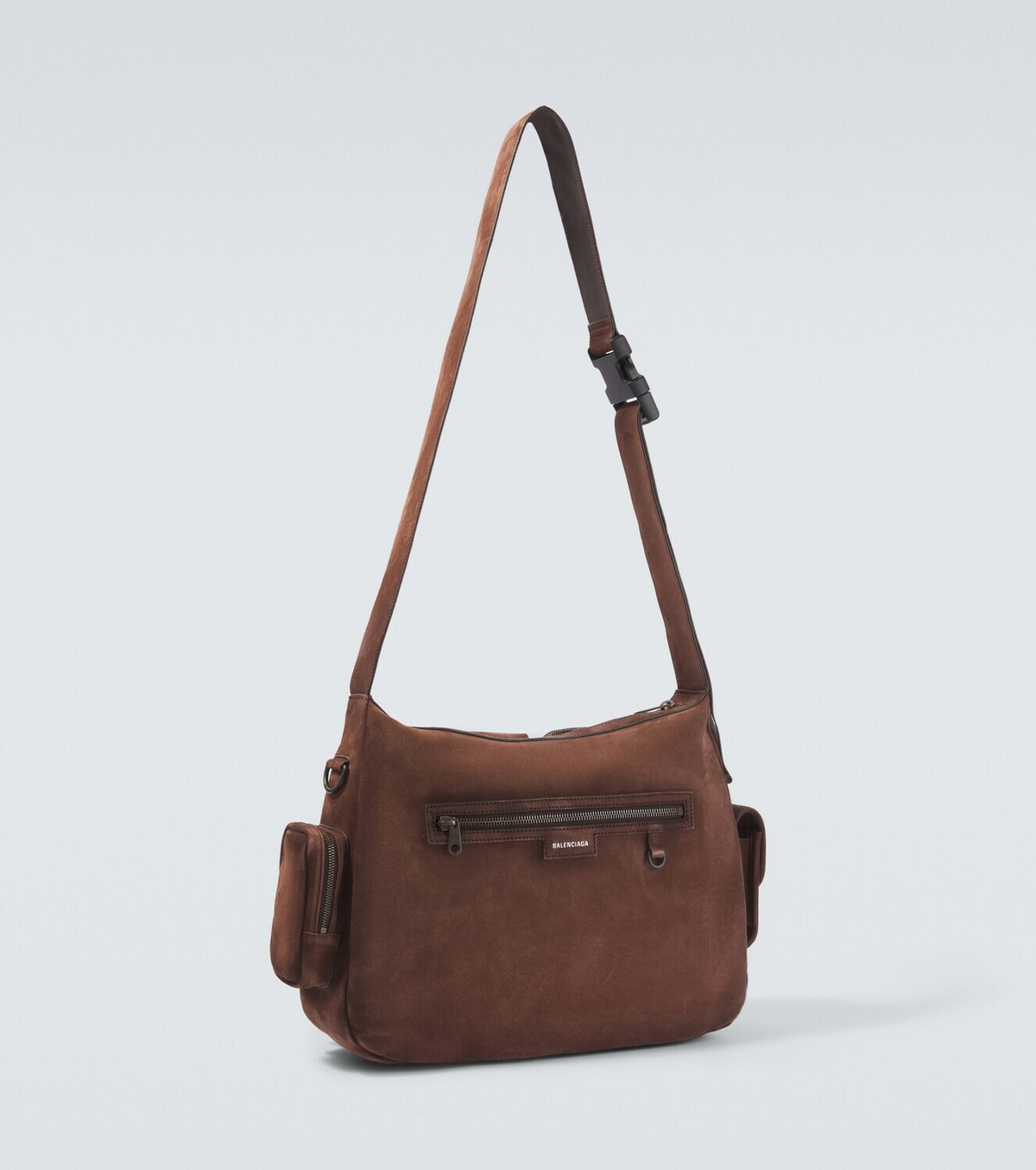 Balenciaga Superbusy suede messenger bag