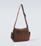 Balenciaga Superbusy suede messenger bag
