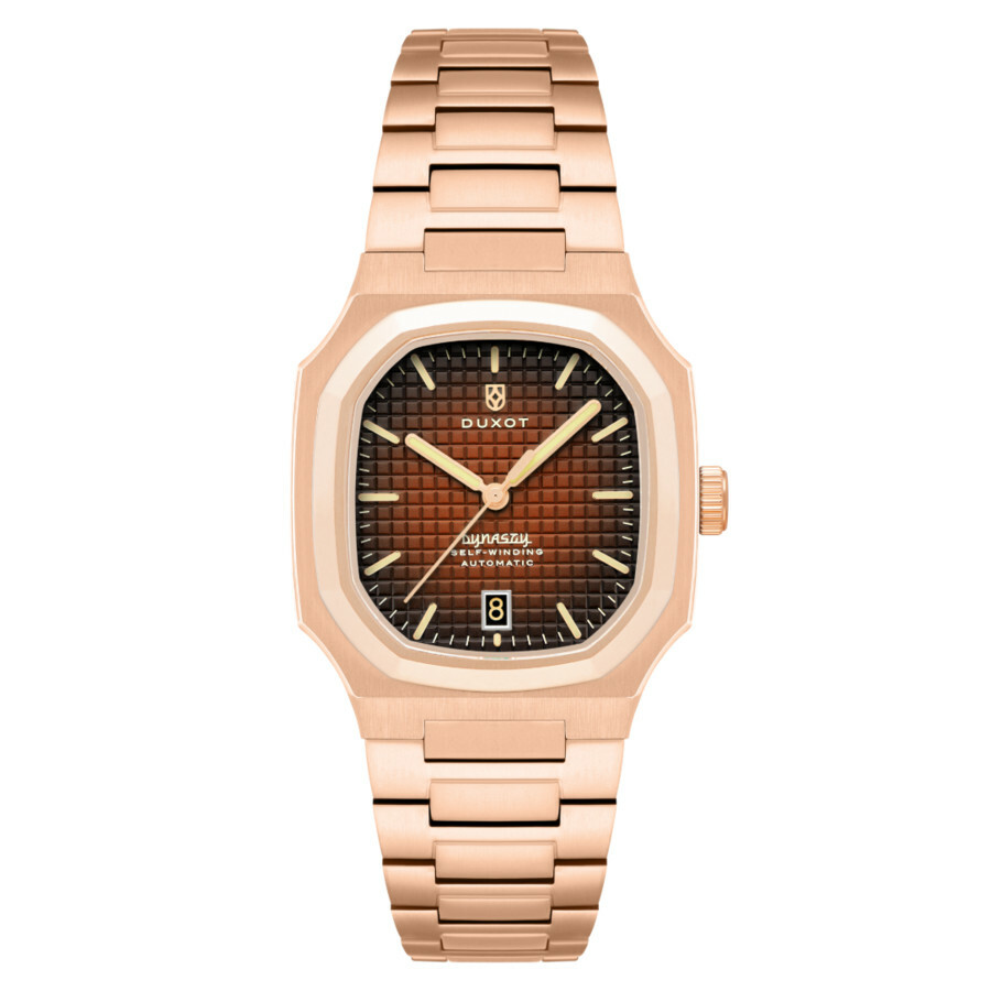 Duxot Colmar Automatic Brown Dial Mens Watch DX-2069-55