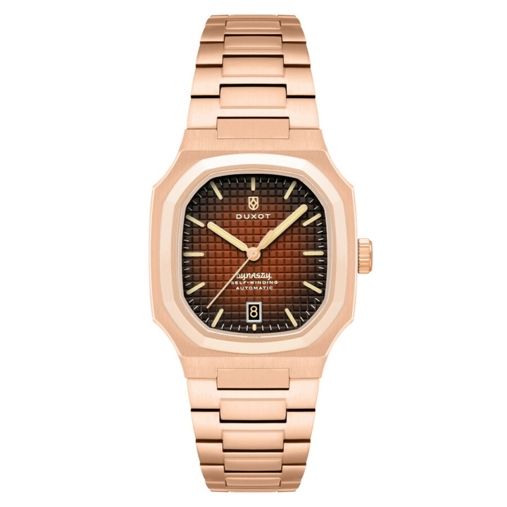Photo: Duxot Colmar Automatic Brown Dial Mens Watch DX-2069-55