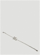Dolce & Gabbana - Logo Plaque Bracelet in Silver