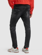 DSQUARED2 - Tidy Biker Fit Cotton Denim Jeans