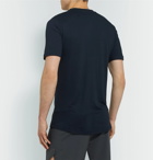 CASTORE - Johannson Logo-Print Stretch-Piqué T-Shirt - Blue