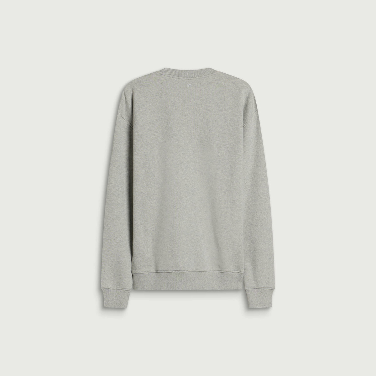 AMI Paris Men's ADC Loopback Sweatshirt in Heather Ash Grey