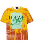 Loewe - Paula's Ibiza Printed Cotton-Jersey T-Shirt - Yellow