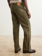 MANAAKI - Pita Straight-Leg Garment-Dyed Jeans - Green