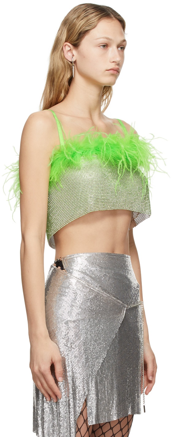 Poster Girl SSENSE Exclusive Green Crystal Aquila Tank Top Poster Girl