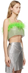 Poster Girl SSENSE Exclusive Green Crystal Aquila Tank Top