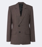 Victoria Beckham Striped single-breasted blazer