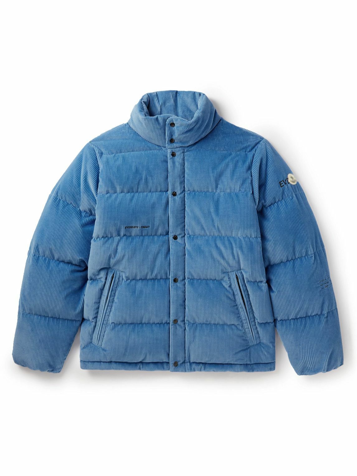 Moncler Genius - 7 Moncler FRGMT Hiroshi Fujiwara Donnie Quilted  Cotton-Corduroy Down Jacket - Blue