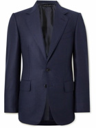 TOM FORD - Shelton Slim-Fit Wool and Cashmere-Blend Twill Blazer - Blue
