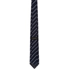 Ermenegildo Zegna Navy Stripe Tie