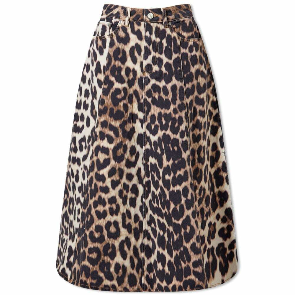 Leopard print 2024 midi skirt tesco