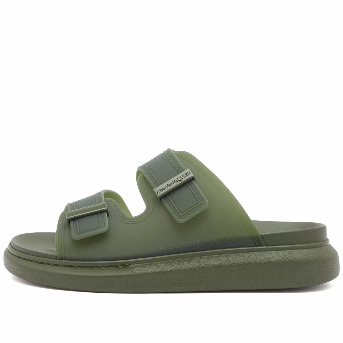 Alexander McQueen Men's Hybrid Sandal in Khaki