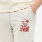 PACCBET Men's Clown Logo Sweat Pant in Grey Melange