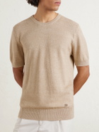 Dolce&Gabbana - Linen-Blend T-Shirt - Neutrals