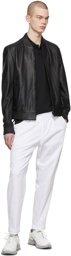 Boss White Perin Trousers