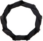Givenchy Black G Chain Enamel Ring