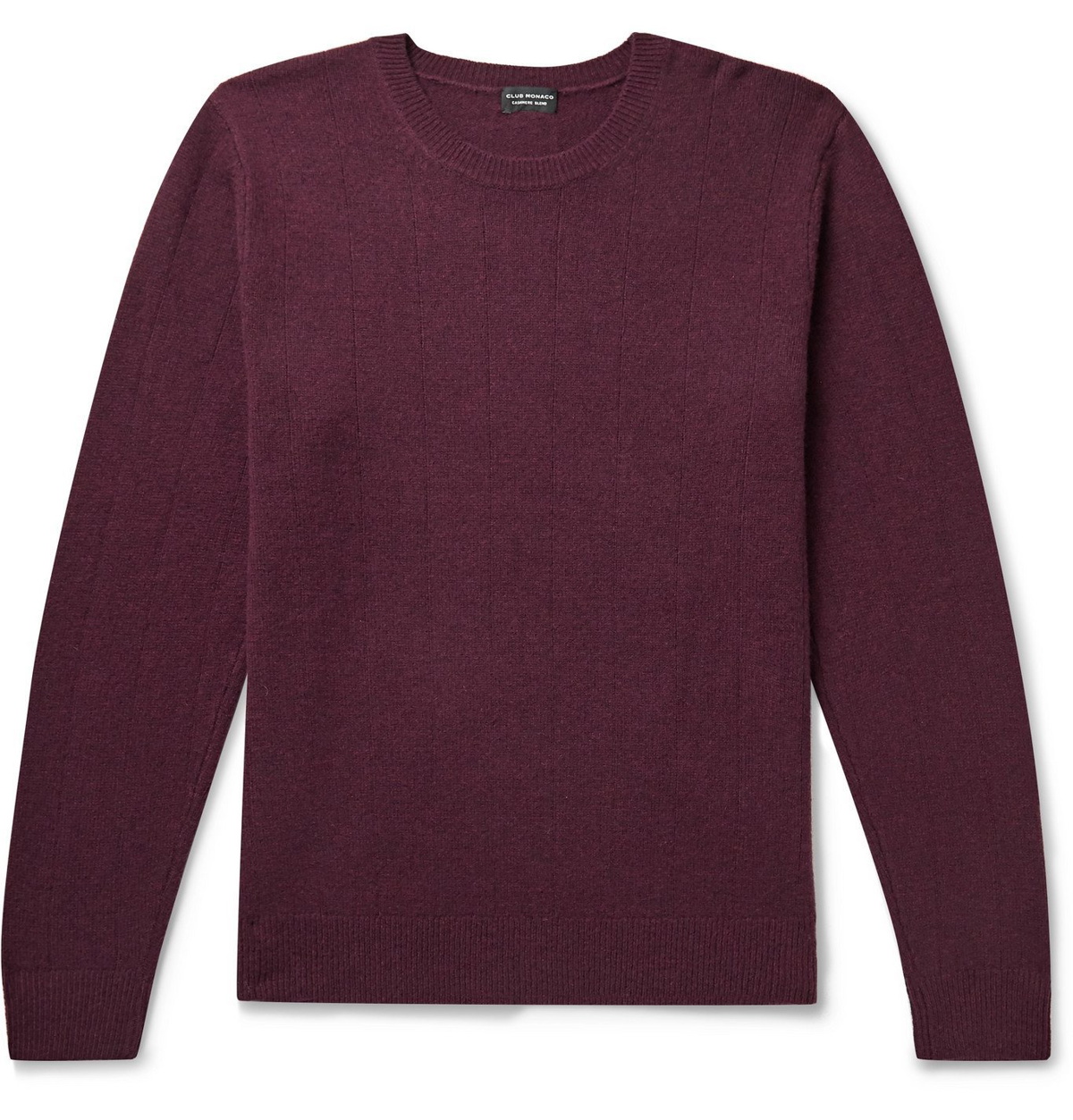 Wool and Cashmere-Blend Polo Sweater