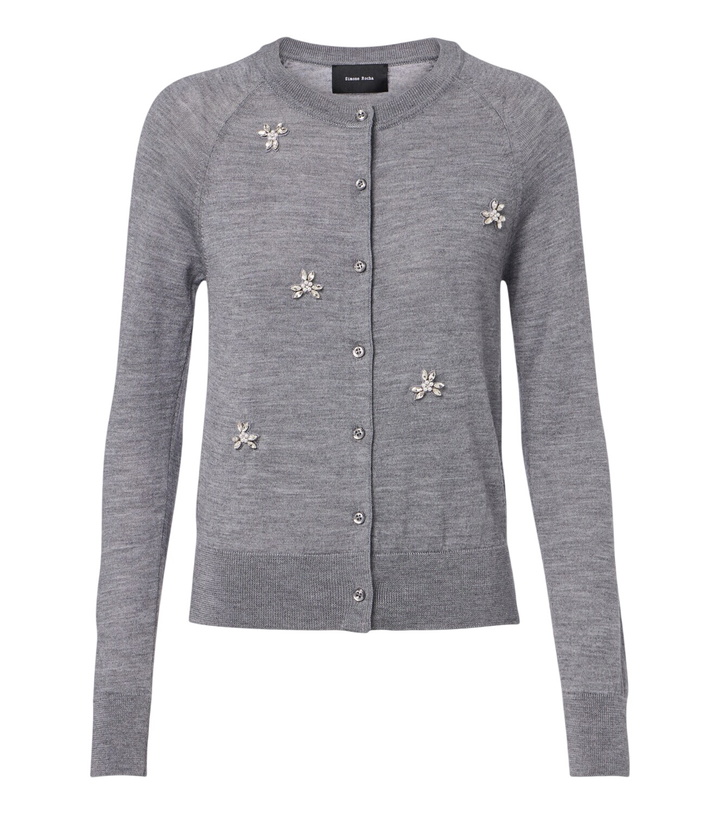 Photo: Simone Rocha Embellished wool and silk cardigan